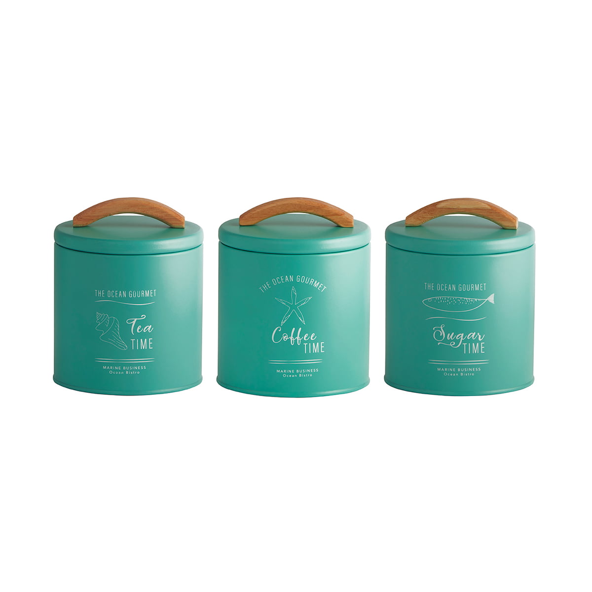 Menorca small kitchen canisters, 3 pcs.