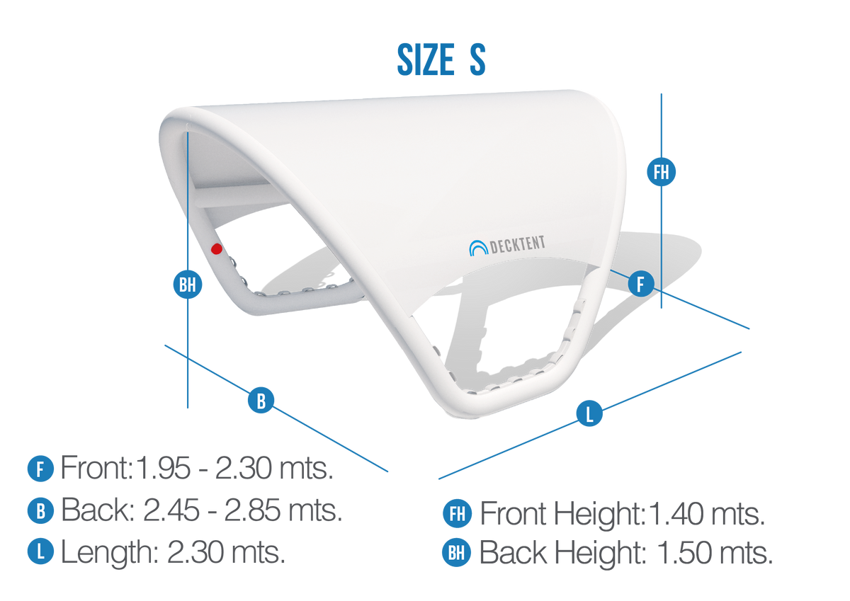 Decktent Bimini S White