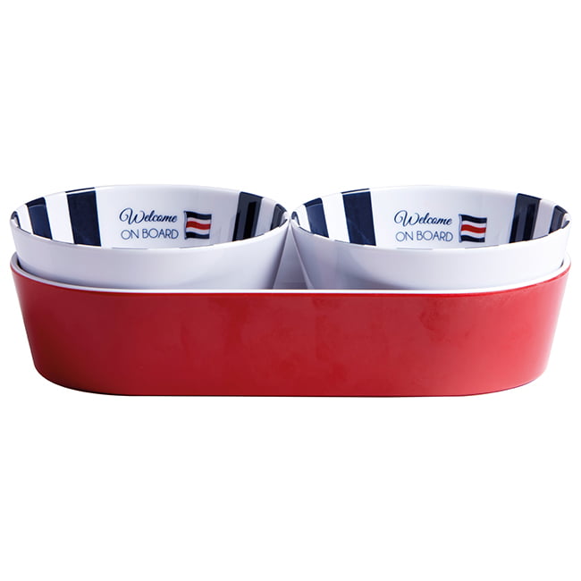 Venezia Melamine Appetizer Set – 6-Piece Set