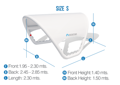 Decktent Bimini S White