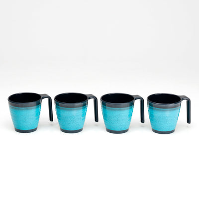 Granite stackable mugs, set of 4