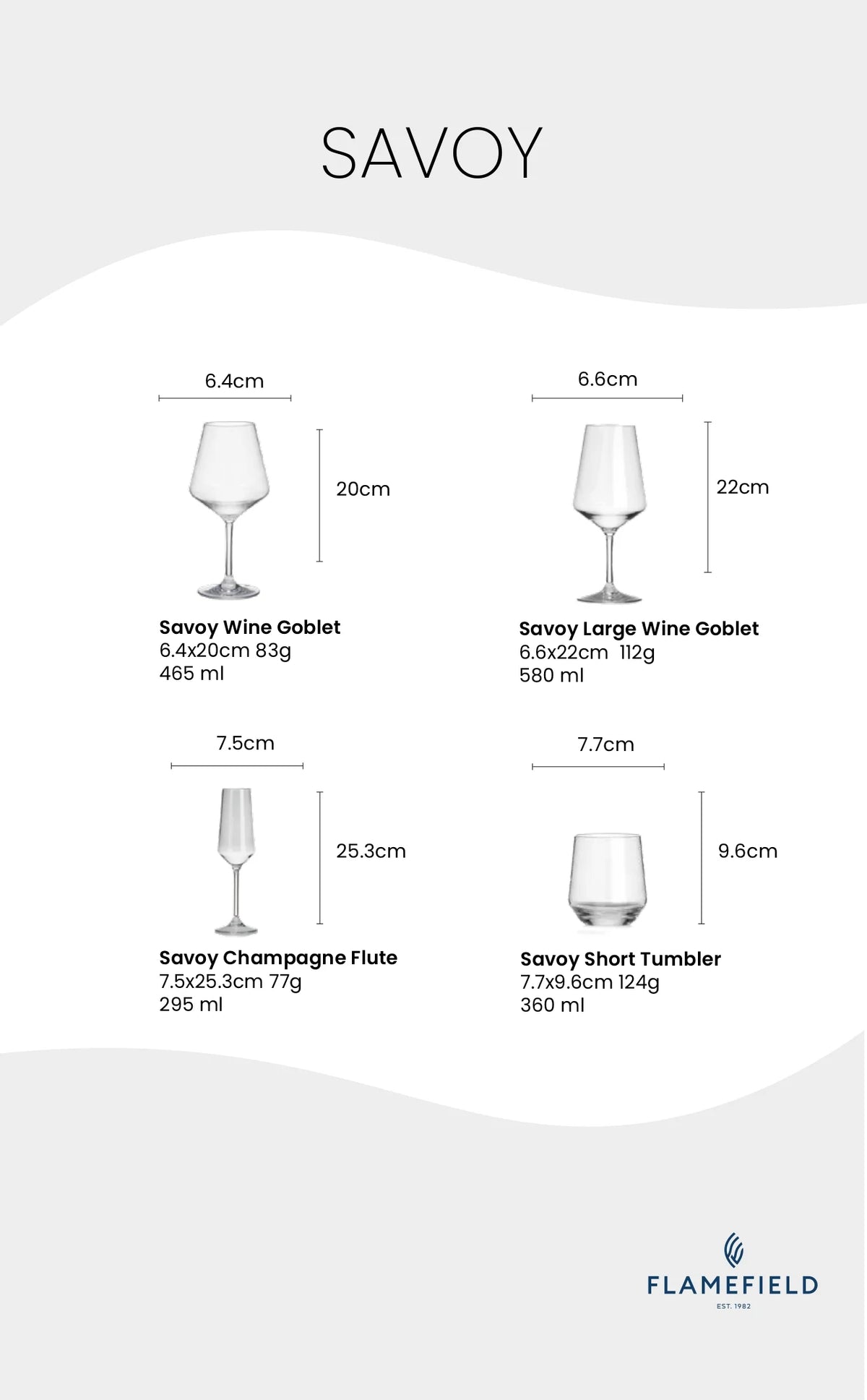 2 Pack Large Wine Goblet - Riviera