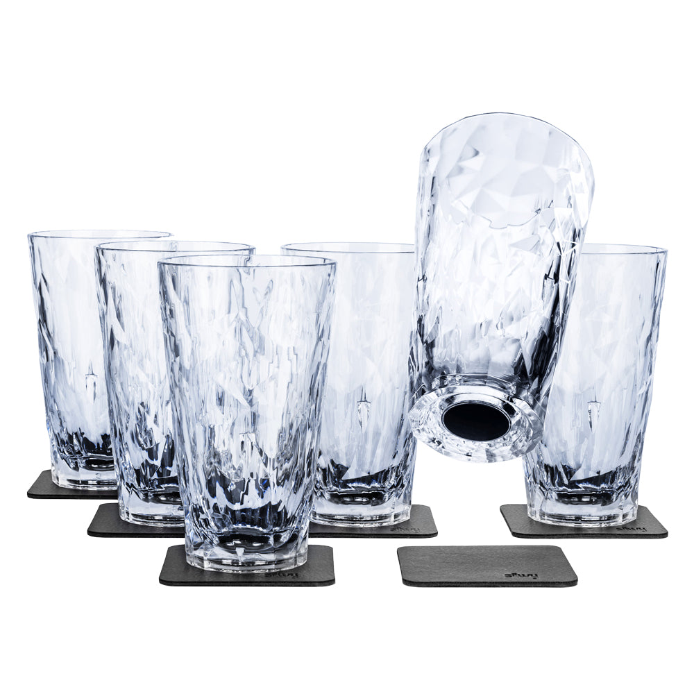 Комплект пластмасови чаши за яхта Longdrink